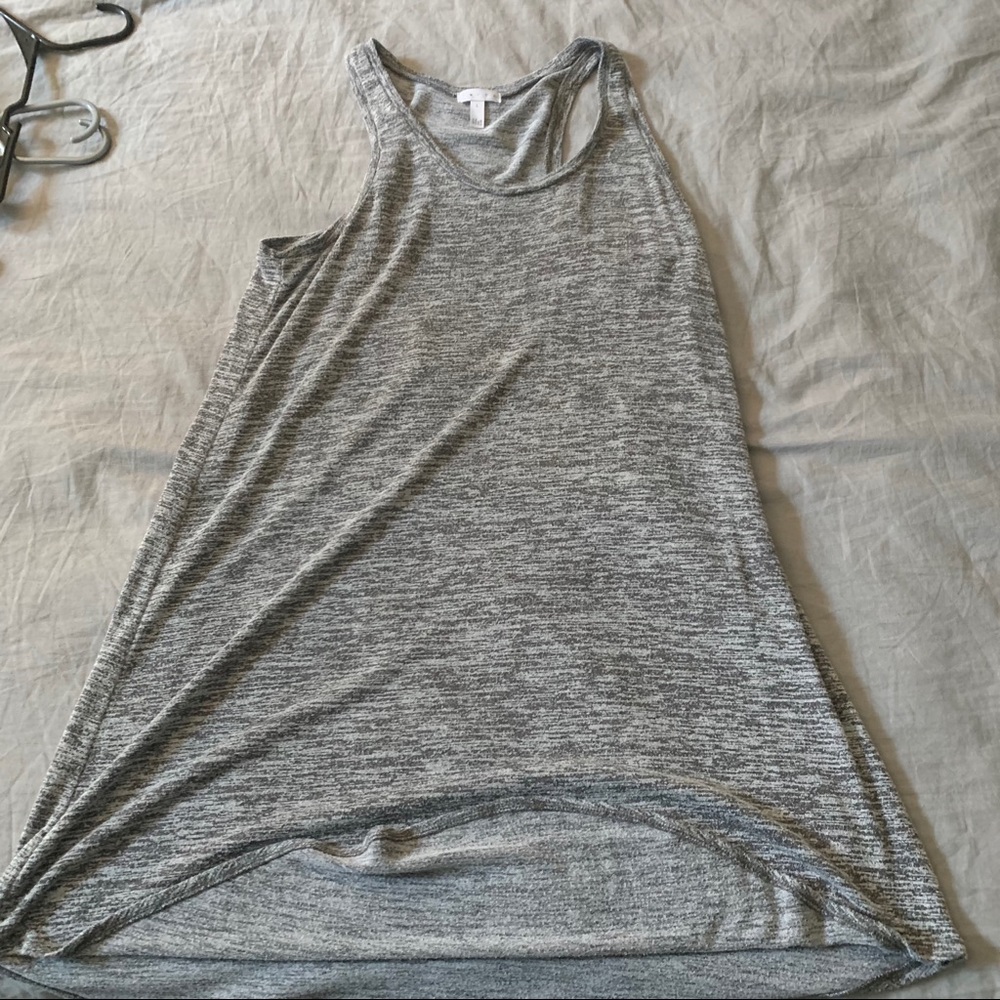 Leith Racerback Midi Dress Large Gray